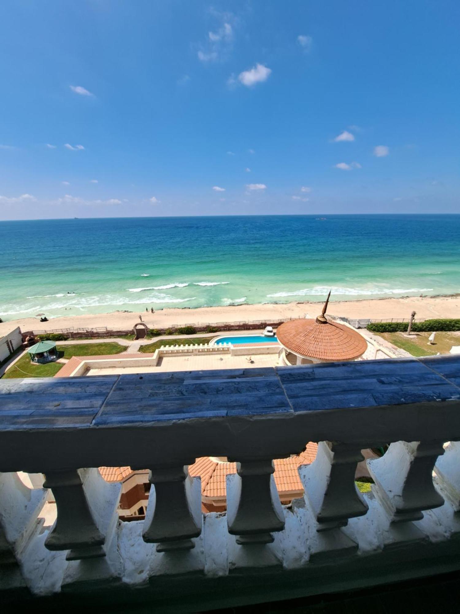 Panorama Apartment With A Charming Sea View Near Alexandria And Burg Elarab Intl Airport With Free Wifi شقة باطلالة ساحرة على البحر اول الساحل الشمالي Ngoại thất bức ảnh