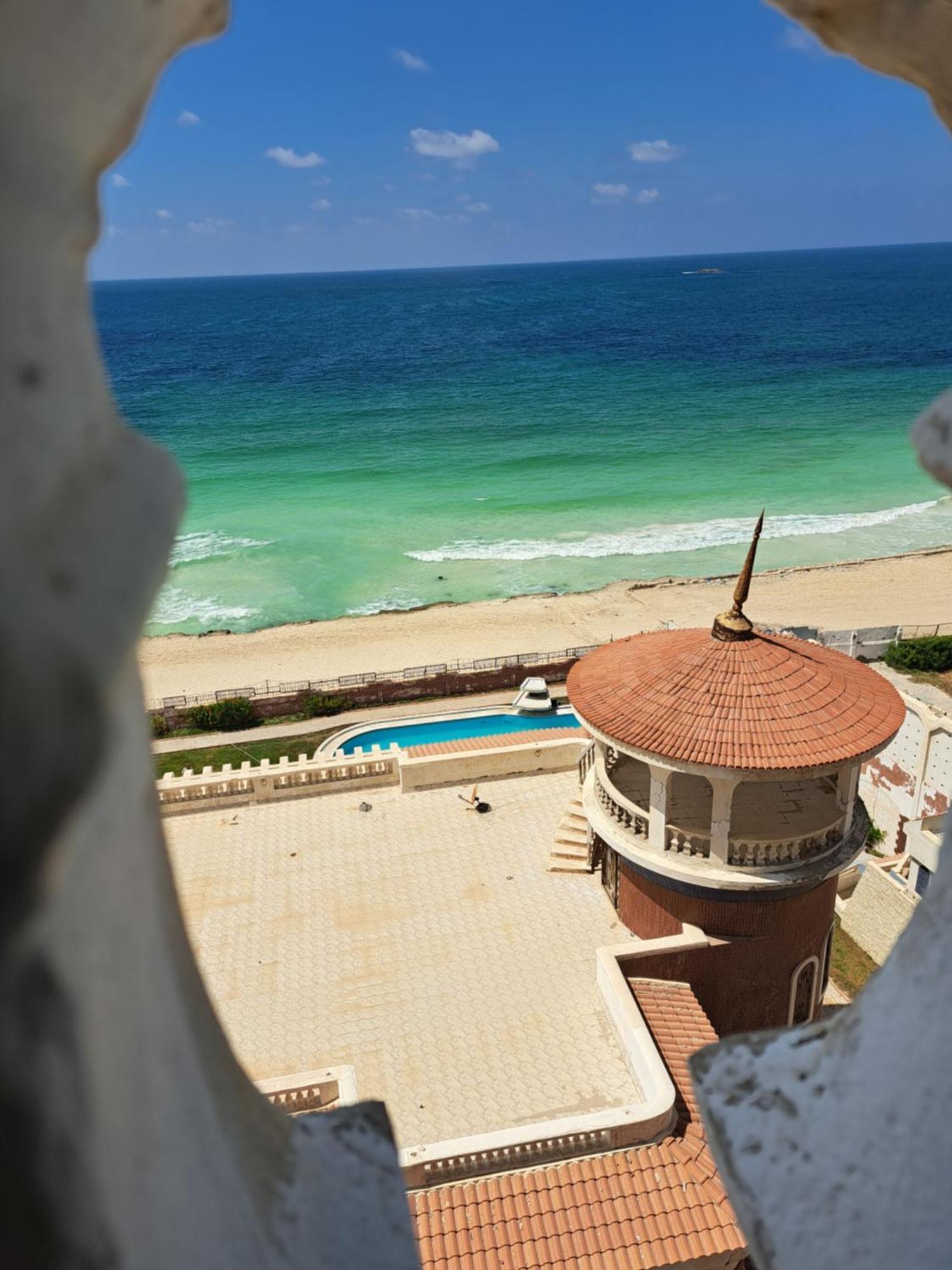 Panorama Apartment With A Charming Sea And Swimming Pool View Near Alexandria With Free Wifi شقة باطلالة ساحرة على البحر وحمام السباحة Ngoại thất bức ảnh